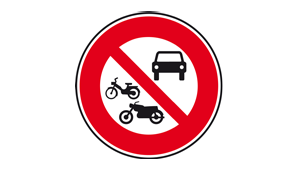 Interdiction voitures à moteurs